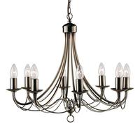 Searchlight 6348-8AB Maypole 8 Light Ceiling Pendant