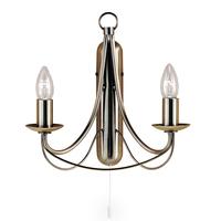 Searchlight 6342-2AB Maypole Wall Light