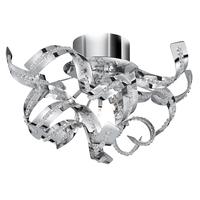 Searchlight 6295-5CC Sparkles 5 Light Chrome Flush Lamp With Beading