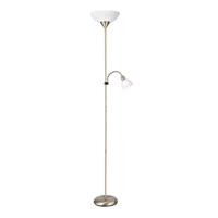 searchlight 9969ab mother and child floor lamp in antique brass with p ...