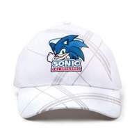 Sega Sonic The Hedgehog Logo Baseball Cap White/plaid (ba139862seg)