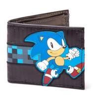 Sega Sonic The Hedgehog Running Bi-fold Wallet Black (mw150990seg)