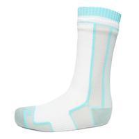 sealskinz womens thin mid length socks white white