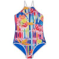 Seafolly Multicolor Swimsuit Children Summer Daze Racer Tank girls\'s Swimsuits in Multicolour