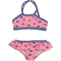 Seafolly Pink Bra Swimsuit Children Riviera Coast girls\'s Bikinis in pink
