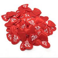 set of 100 3535cm i love you letter heart shape flower petals confetti ...