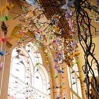 Set of 50 Paper Crane Wedding Decoration Confetti