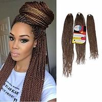 Senegal Twist #27 Synthetic Hair Braids 18inch 20inch 22inch Kanekalon 81 Strands 200g Multipal Pack for Full Heads