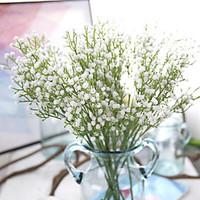Set of 6 Wedding Babysbreath Flowers Bouquets for Lady Eco-friendly Material Wedding Decorations-Non-personalized