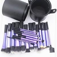 Sedona 22pcs Makeup Brushes set blush/powder/foundation/concealer brush shadow/eyeliner/eyelash/brow/lip brush with Cylinder Case