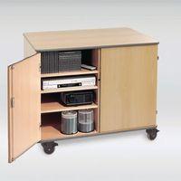 SECURE 110 TV CABINET, BEECH