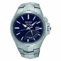 Seiko Coutura Kinetic Retrograde men\'s stainless steel bracelet watch