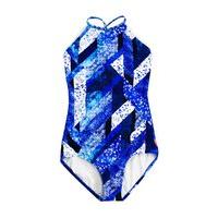 seafolly blue swimsuit children indie dreamer high neck