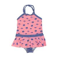 Seafolly Pink Tank Children Riviera Coast Skirted