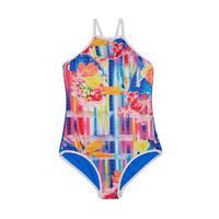 Seafolly Multicolor Swimsuit Children Summer Daze Racer Tank