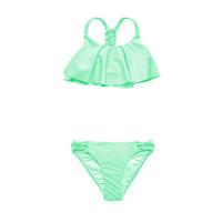 Seafolly Green Swimsuit Children Pool Party Frill