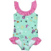 Sea Print Swimsuit - Turquoise quality kids boys girls