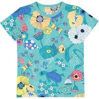 Sea Print Kids T-shirt - Turquoise quality kids boys girls