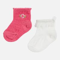 Set of 2 pairs of baby girl socks Mayoral