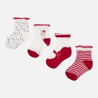 Set of 4 pairs of baby girl socks Mayoral