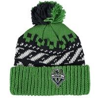 Seattle Sounders Cuffed Knit Pom Hat Green