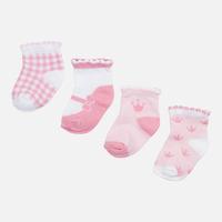 Set of 4 pairs of baby girl socks Mayoral