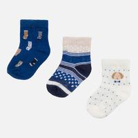 Set of 3 pairs of socks for baby boy Mayoral