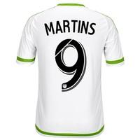 seattle sounders away shirt 2015 16 with obafemi martins 9 printing