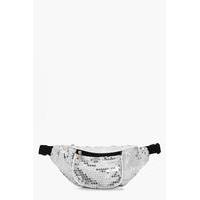 Sequin Bumbag - silver