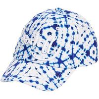 seafolly indigo cap tie dye logo canvas shady lady womens cap in blue