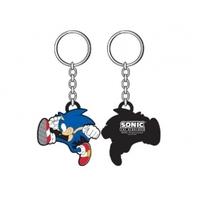 Sega Sonic the Hedgehog Running Super Sonic Rubber Keychain