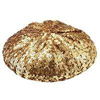 Sequin Basco - Gold Disguise Hats Caps & Headwear For Fancy Dress Costumes