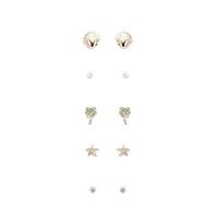Seashell Stud Earring Set