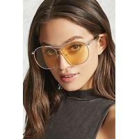 semi rimless aviator sunglasses