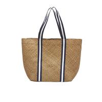 Seafolly Beige Beach Bag Luxe Straw Tote