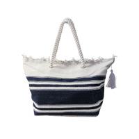 Seafolly Navy Blue Riviera Tote Bag