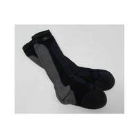 SealSkinz Mid Weight Knee Length Sock (Ex-Demo / Ex-Display) | Black/Grey - S
