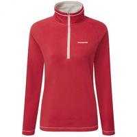 seline half zip fiesta red