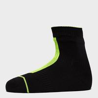 Sealskinz Men\'s Road Ankle Socks With Hydrostop - Black, Black