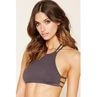 seamless high neck bralette