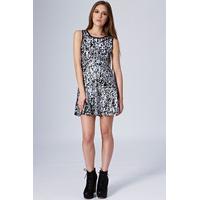 sequin skater dress