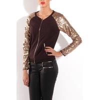 Sequin Bomber Jacket