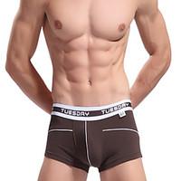 Sexy Push-Up Solid Boxers Underwear, Bamboo Carbon Fiber