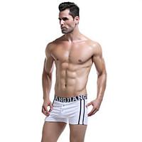 Sexy Solid Boxers Underwear, Cotton Organic Cotton