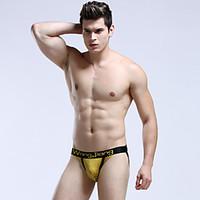 Sexy Push-Up Color Block Briefs Underwear, Cotton