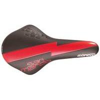 Selle San Marco Concor Junior Dynamic Saddle | Black/Red - Steel