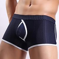 sexy solid boxers underwear nylon