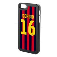 sergio busquets iphone 4 cover red blue yellow