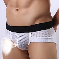 sexy solid briefs underwear nylon