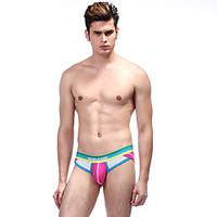 sexy push up color block briefs underwear cotton